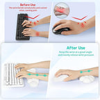 Cloud Wrist Rest Keyboard, Cloud Keyboard Wrist Pad Set - Image 3