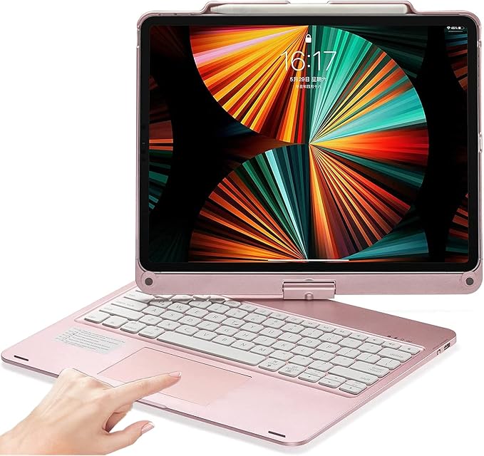 360° Rotatable Keyboard Case for iPad Air 13 inch/Pro 12.9 by PboyiqiS