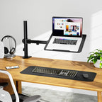 WALI Laptop Tray Desk Mount for 17inch Notebook, Fully Adjustable Laptop Arm up - Image 9