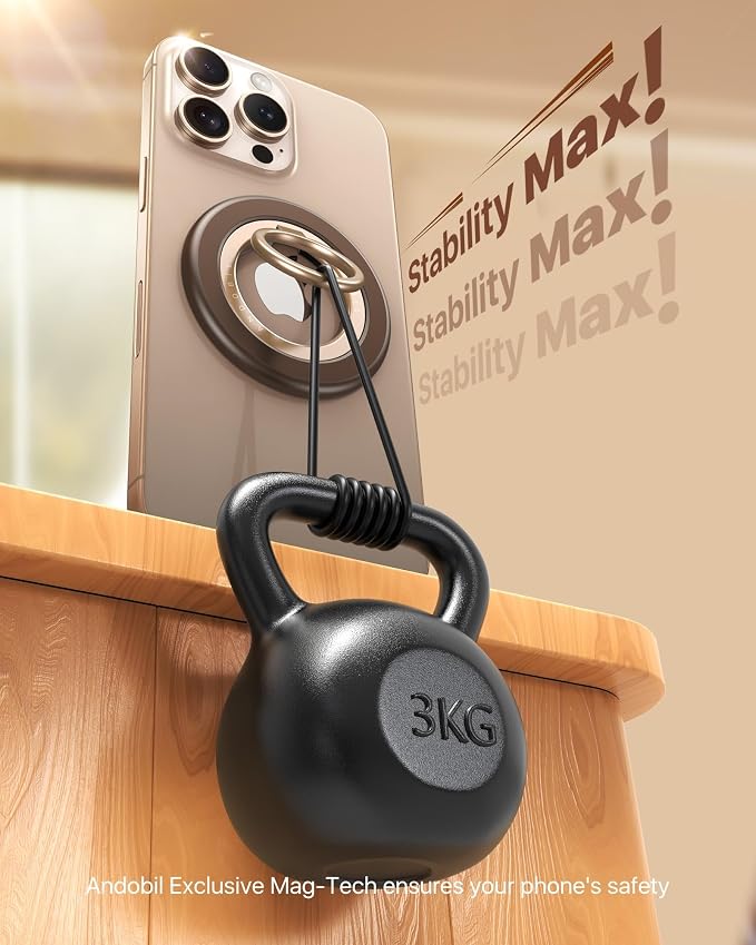 andobil Double-sided Magnetic Phone Grip - Image 2