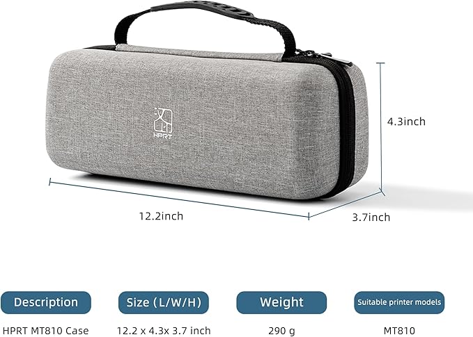 HPRT Portable Carry Case Compatible Pooolitech MT810 Portable Printers - Image 7