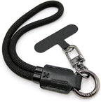 Handmade Cowhide Leather Phone Wrist Strap, Universal Adjustable Key Lanyard by Rongboer