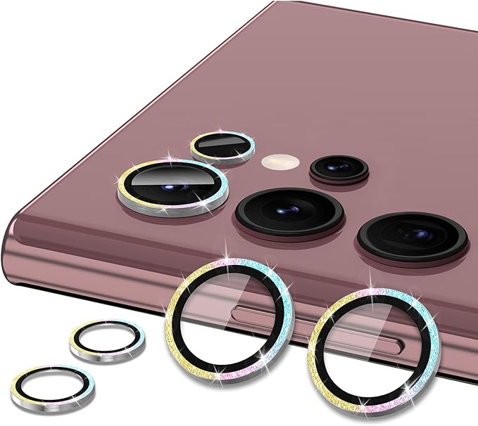 for Samsung Galaxy S22 Ultra Camera Lens Protector, Individual Metal Ring - Image 2
