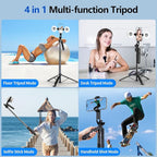 Auto Face Tracking Tripod with 360 Rotation Stand, 70.9" Ai Motion Tracking - Image 3