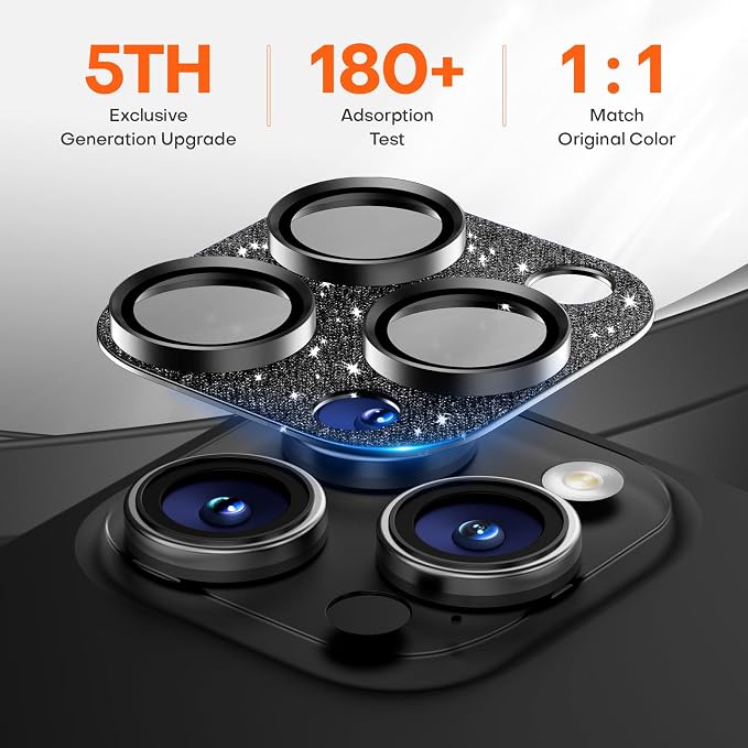 Camera Lens Protector for iPhone 16 Pro Max/16 Pro/15 Pro Max/15 Pro/14 Pro - Image 3