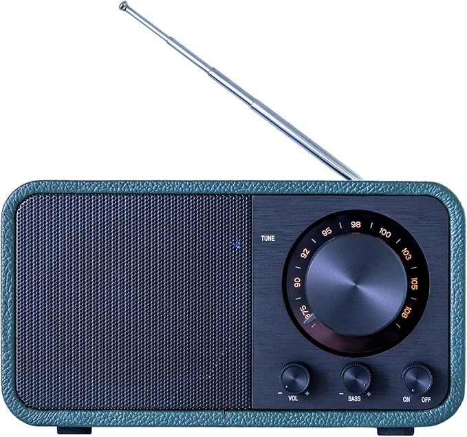 Vintage Radio FM Radio with Bluetooth Retro Bluetooth Speaker with SD/USB - Image 2