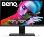 BenQ GW2480 Computer Monitor 24" FHD 1920x1080p | IPS | Eye-Care Tech | Low by BenQ