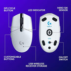 Logitech G305 LIGHTSPEED Wireless Gaming Mouse, Hero 12K Sensor, 000 DPI - Image 6