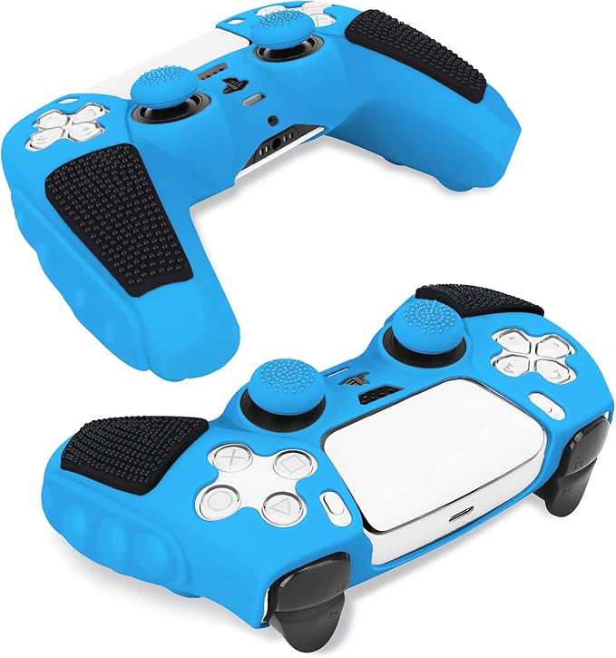 SIKEMAY Anti-Slip PS5 Controller Skin, Soft Thicken Non-Slip Studded Silicone - Image 3