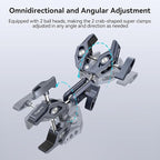 SMALLRIG Double Clamp Mount, Umbrella Clamp, Super Clamp Arm, - Image 4