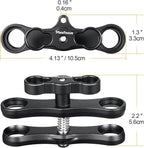 MINIFOCUS 1" Long Ball Clamp Dual Holder Mount - Image 3