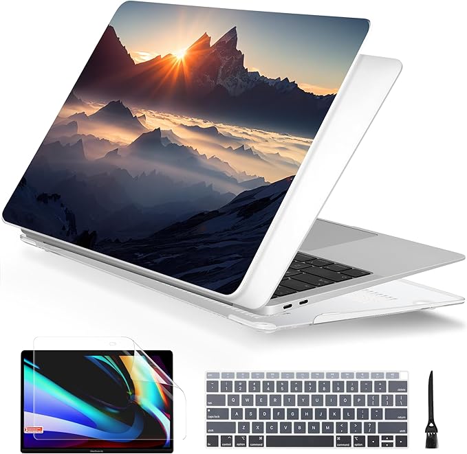 Batianda Design Case for M1 MacBook Air 13 Inch Model A2337 A2179 A1932 2021 by Batianda