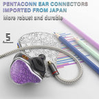 BASN Bmaster5 in Ear Monitors, 1DLC Diaphragm+4BA 5 Drivers IEM Earphones - Image 3