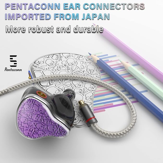 BASN Bmaster5 in Ear Monitors, 1DLC Diaphragm+4BA 5 Drivers IEM Earphones - Image 3