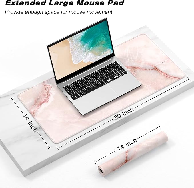Extended Gaming Mouse Pad, XXL Large Mouse Mat 30 x 14 Inch, Big Computer - Image 2