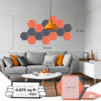 Mollywell Hexagon Acoustic Panels, High Density, Soundproofing, Decorative - Image 2
