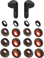 Replacement Silicone Ear Tips for JBL Tune Flex Wireless Earbuds, 8 Pairs by Unknown