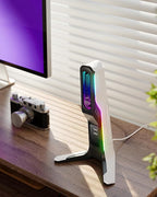 RGB Gaming Headset Stand with 2 USB and 1 Type-C Ports, Game Headphone Mount - Image 8