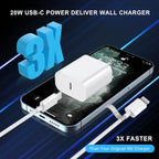 Matsusho iPhone Charger Fast Charging 10 FT, 2 Pack 20W USB C Wall Charger Block - Image 3