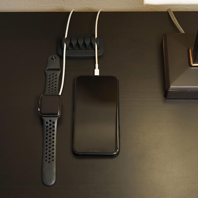 Desktop Cable Organizer, Eco-Friendly Silicone, No Bad Smell, Bundled - Image 3