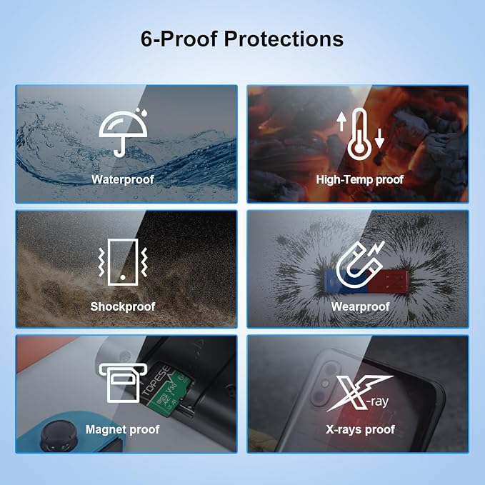 TOPESEL Micro SD Card high Speed 90mb per Second TF Card 4K Recording Memory - Image 8