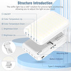 60 LED Portable Selfie Light Video Conference Lighting - Image 4
