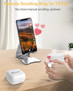 ADZERD Remote Control for TikTok, Page Turner for iPhone/iPad, Scrolling Ring - Image 3