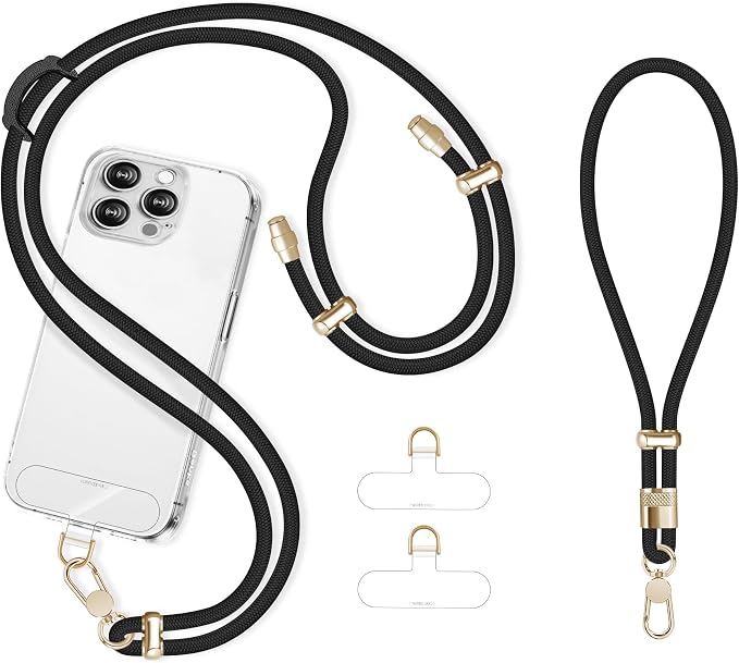 Cell Phone Lanyard Adjustable Crossbody Phone Lanyard *1 Phone Wrist Strap *1 by Derraffina
