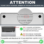 Compatible with MacBook Air 13 Inch Case 2021 2020 2019 2018 Release M1 A2337 - Image 2