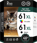 61XL 61 XL Ink Cartridges High Yield Replacement by Fannster