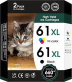 61XL 61 XL Ink Cartridges High Yield Replacement by Fannster