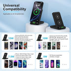 Wireless Charger Stand for Samsung Galaxy S25 Ultra Plus S24 S23 FE S22 S21 - Image 7