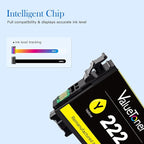 Valuetoner 222XL High-Capacity Black & Standard Color Remanufactured - Image 4