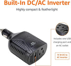 Amazon Basics 75W Car Power Inverter 12V to 110V - Image 2
