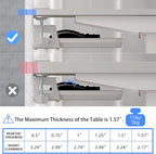suptek Keyboard Tray Under Desk Pull Out - Image 6