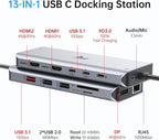 LIONWEI Laptop Docking Station 13 in 1 - Image 2