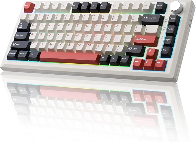 Y75 Wireless Mechanical Keyboard, 75% Hot Swappable Custom Keyboard by MIKIBY