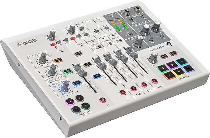 Yamaha AG03MK2 Black 6-Channel Live Streaming Loopback Mixer/USB Interface - Image 7