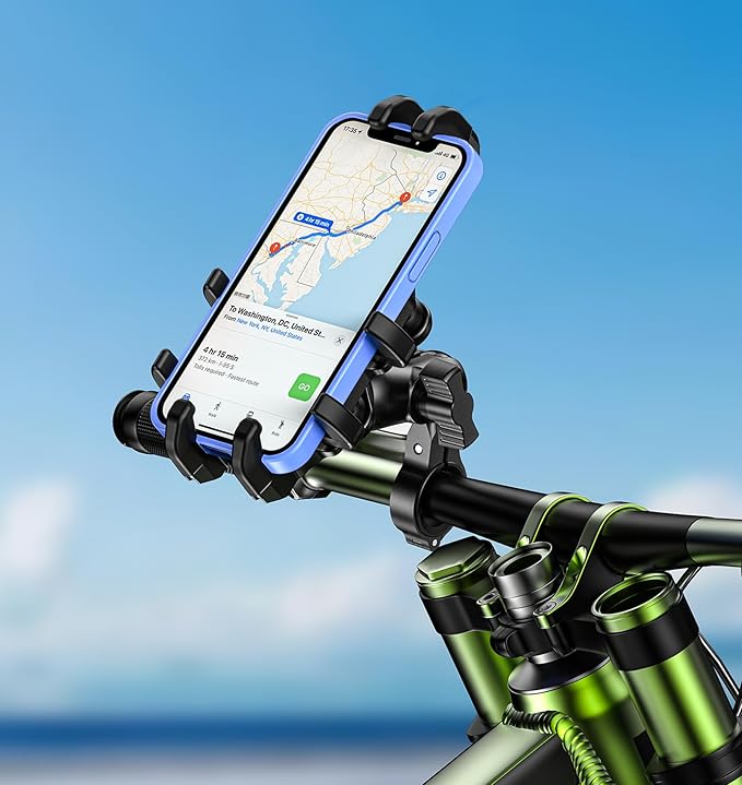 Motorcycle Phone Mount with Vibration Dampener, Anti-Shake Bike Phone Holder - Image 6