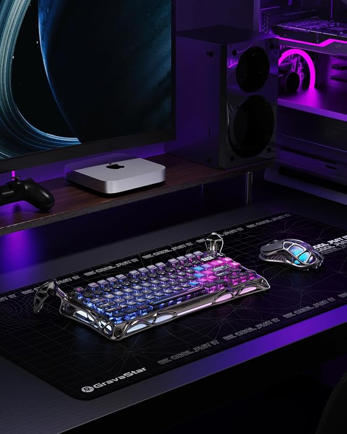 GravaStar Mercury K1 Pro Wireless Mechanical Gaming Keyboard, 75% Layout RGB - Image 7