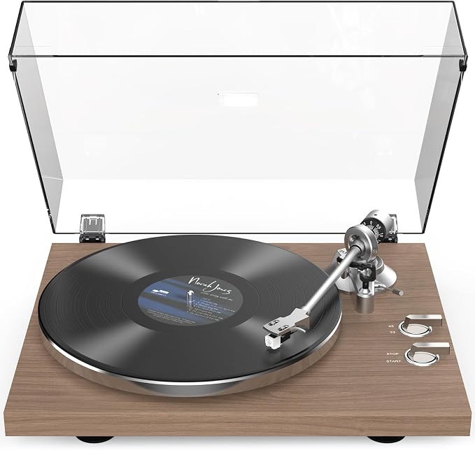Turntables Record Player with Wireless Output Connectivity Vinyl Player by Retrolife
