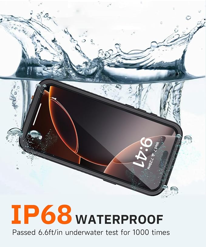 Lanhiem for iPhone 16 Pro Max Privacy Case, Waterproof Dustproof Shockproof - Image 2