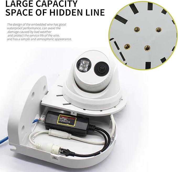 Indoor Outdoor Camera Bracket ABS Plastic Wall Mount L-Shaped Bracket - Image 4