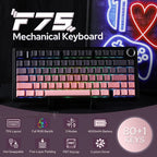 EPOMAKER X Aula F75 75% Wireless Gaming Keyboard, BT/2.4GHz/USB-C, Hot - Image 2