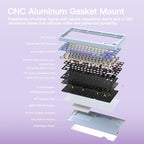 KEEBMONKEY WOBKEY Rainy 75 CNC Aluminum HMX/JWK/Cocoa Switches Triple-Mode - Image 6