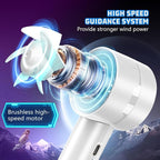 2PCS Portable High-Speed Mini Handheld Fan, USB Rechargeable Neck Personal Mini - Image 3