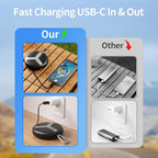 Vivilumens Retractable Power Bank Outdoor Portable 10000mAh Cell Phone Fast - Image 7