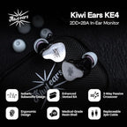Linsoul Kiwi Ears KE4 in Ear Monitor, 2DD+2BA Hybrid Earphone, Gaming Earbuds - Image 3