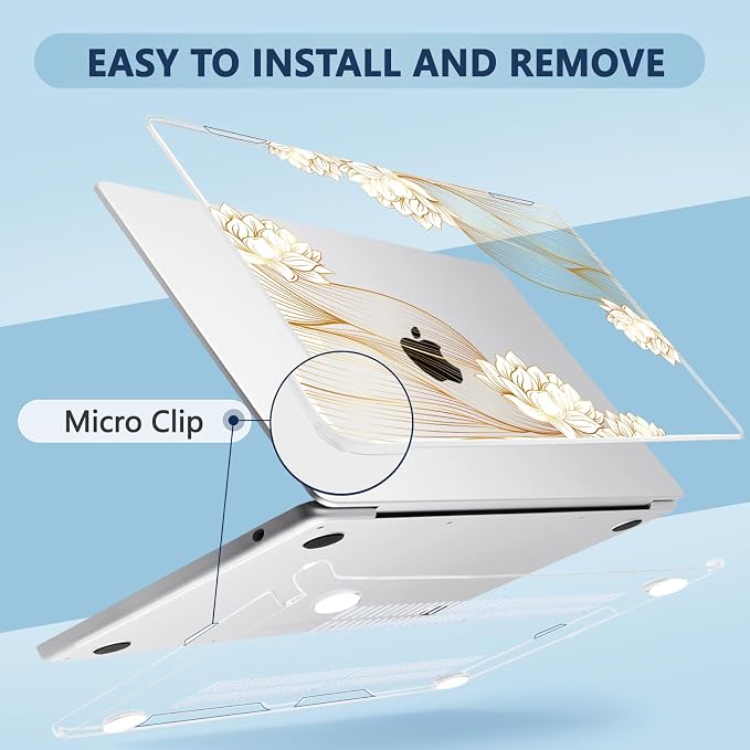 Compatible with MacBook Air 15 inch Case, M4 A3241/M3 A3114/M2 A2941, Hard Shell - Image 3