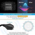 USB Computer Microphone, Plug &Play Desktop Omnidirectional Condenser PC Laptop - Image 5